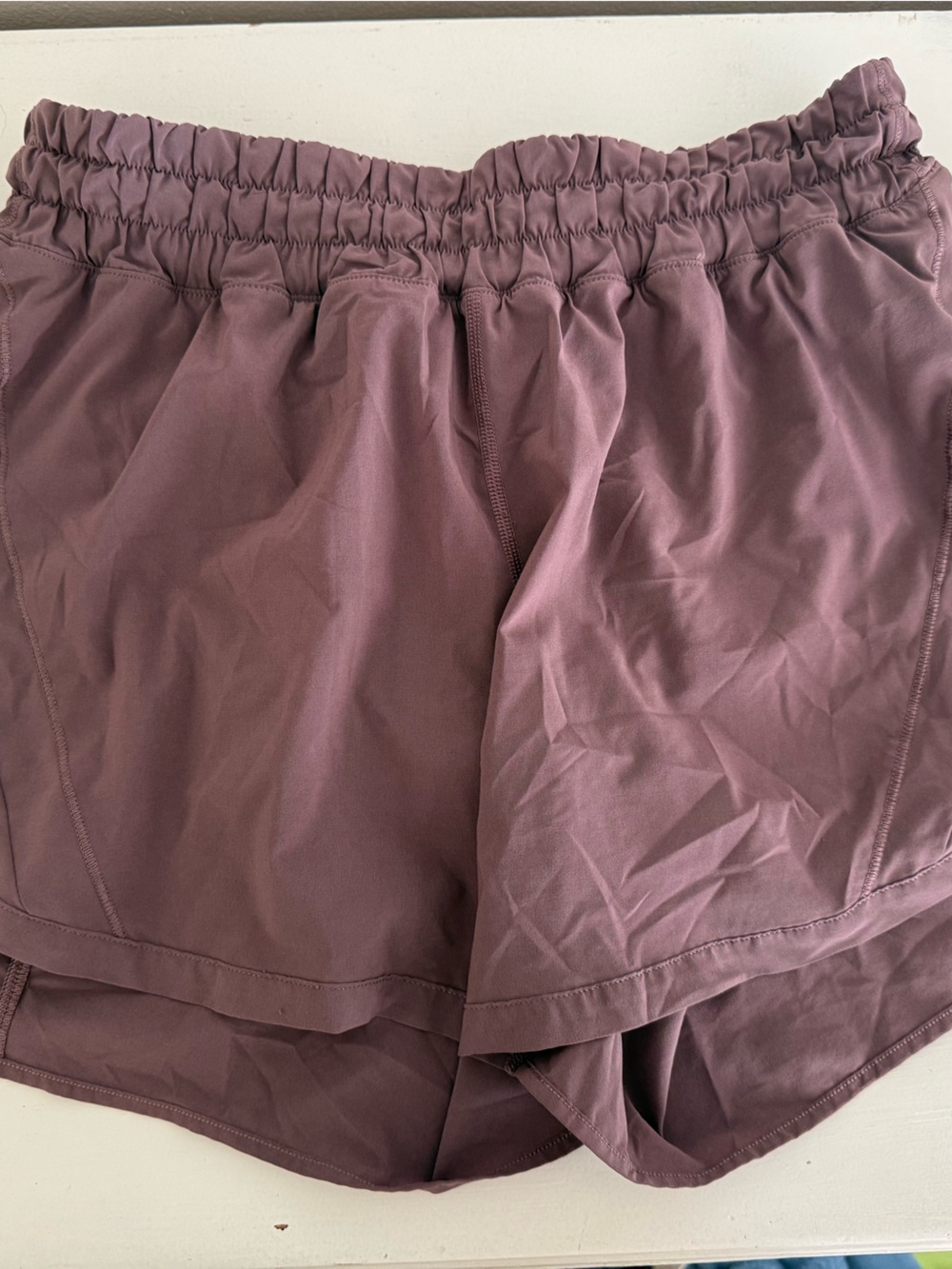 Woman’s Elastic Waist Bottoms in Mauve